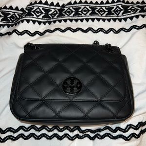 Matte black Tory Burch bag